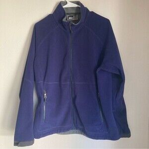REI Women’s full zip fleece insulated blue jacket size XL. Excellent condition!